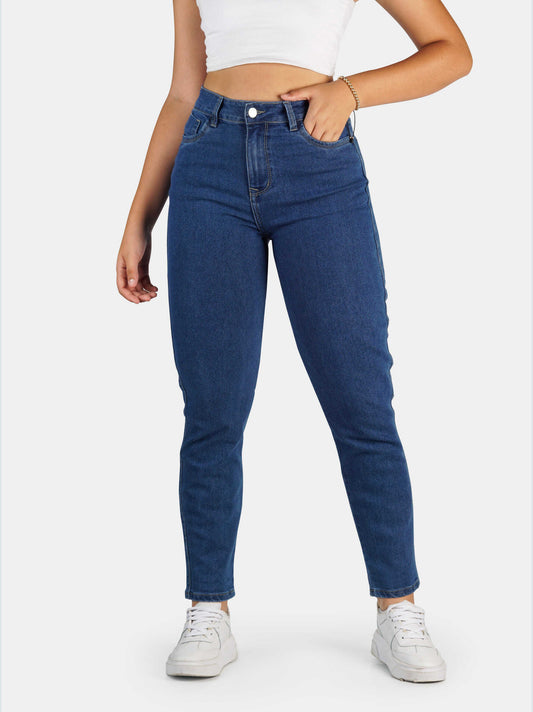 Jean Mom Fit Tiro Alto 1088