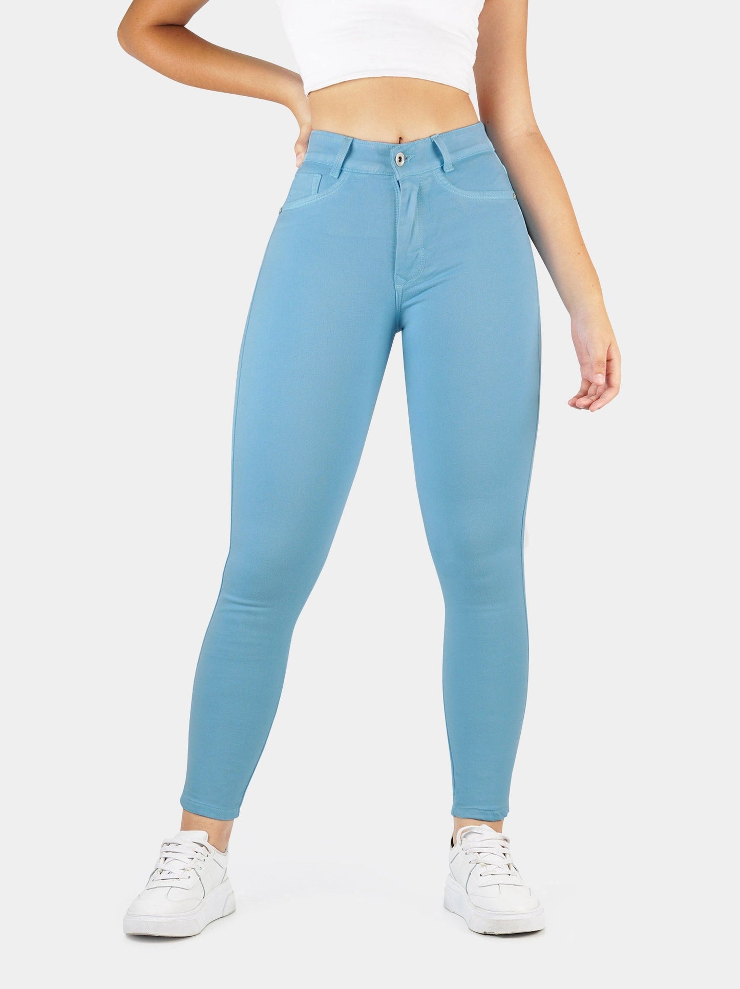 Jeans Skinny Strech, Tiro Alto Ref 1154