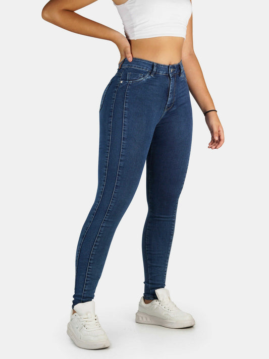 Jeans Skinny Strech, Tiro Alto Ref 1158