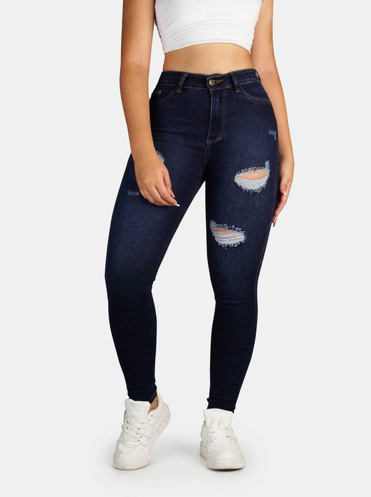 Jeans Skinny Strech, Tiro Alto Ref 1172