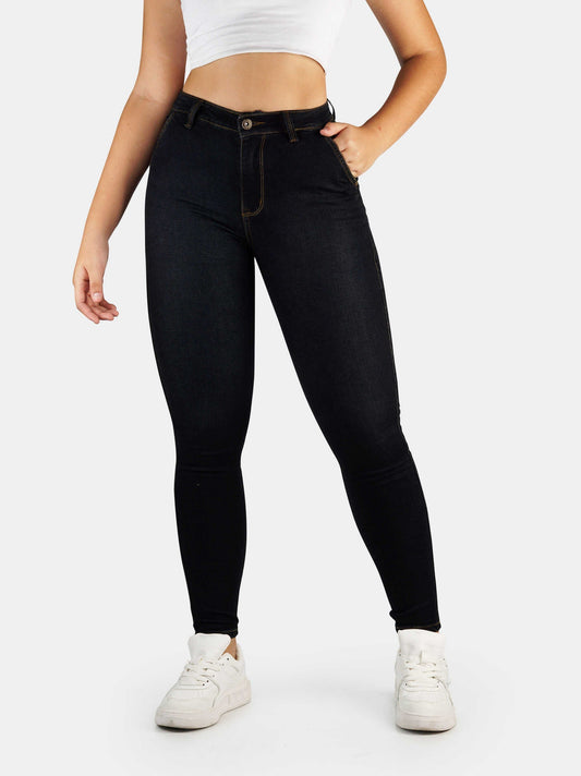 Jeans Skinny Strech, Tiro Alto Ref 1180