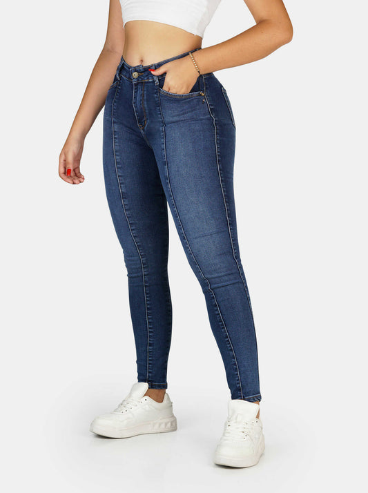 Jeans Skinny Strech, Tiro Alto Ref 1200